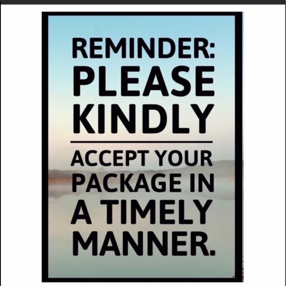 Please except your offer is in a timely manner.